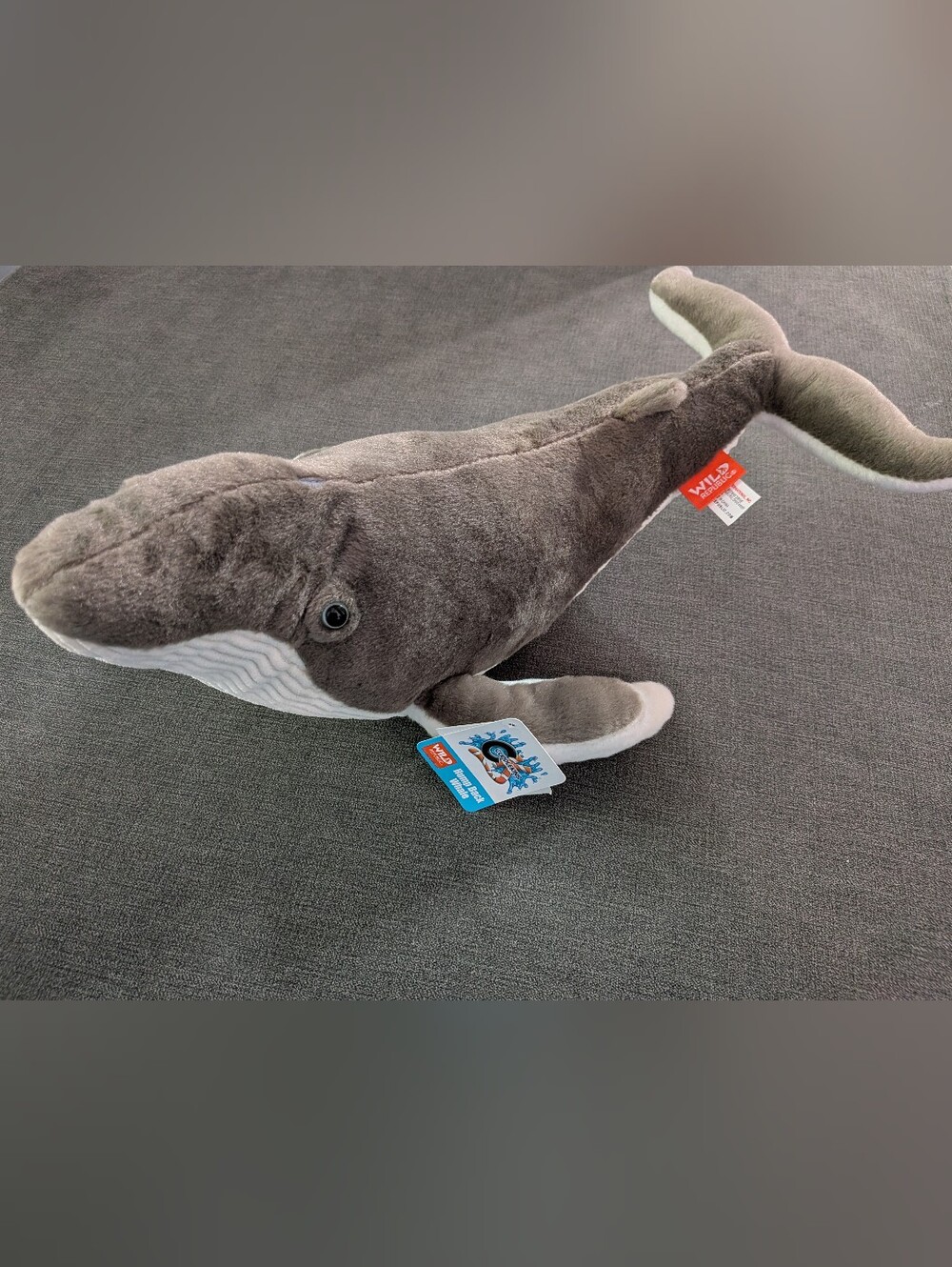 Wild Republic Humpback Whale Stuffed Animal Plush